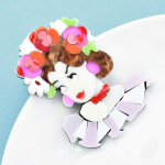 Blucome akr&uuml;&uuml;list iidse kost&uuml;&uuml;mi daami prossid naistele, lilled, ilut&uuml;druku pidu, kontoripross, kingitused punane