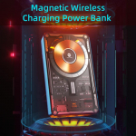 Magsafe Power Bank Kaasaskantav Aku Mobiilile 15w Magnetiline Juhtmevaba L&auml;bipaistev LED-ekraan 22.5w Juhtmega Kiirlaadimine as picture