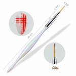 LaserNail Art Pen pintsliga k&uuml;&uuml;nte pintsli v&auml;rvimise komplekt manik&uuml;&uuml;ri jaoks professionaalseks salongi disainimiseks, lillepliiatsiga k&uuml;&uuml;nte kunstit&ouml;&ouml;riist