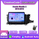 Android autoraadio Honda Shuttle 2 2015-2019 jaoks nuppude ja nupuga 10-tolline multimeediam&auml;ngija navigatsioon GPS Carplay 2+32GB