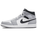Air Jordan 1 Mid Light Smoke Grey Meeste tossud Antratsiit Valge 554724-078 42
