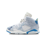 Air Jordan 6 Retro PS Pesitud Denim 2022 Laste tossud Sinine Valge Hollandi Sinine DX6176-100 28
