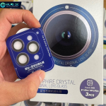 Blueo safiirklaasist objektiiv iPhone 14/15/16 kaamerakaitsmele Mosh 9H superk&otilde;va iPhone 16 pro max kaamerakaitsmele 14pro/14promax lilla