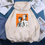 Haikyuu Noya ja Tanaka Armsad koomiksid naiste kapuuts Harajuku avara kapuutsiga trendikas kapuutsiga hip hop naiste &otilde;lavarrega kapuutsid tr&uuml;kitud L