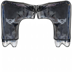 Talvine mootorratta juhtraua kate paksendatud tuulekindel soe veekindel k&uuml;lm (vihmakoorega) elektriauto k&auml;epideme kate small opening must