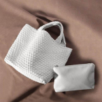 PU-nahast kott naistele 2023 Pehmest nahast kandekott &Otilde;lakott Luksuslik kudumisdisain Euroopa ja Ameerika suur kott elevandiluuvalge