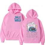R&auml;ppar Juice Wrld Fashion Hoodie Naiste Hip Hop Casual S&uuml;gis/Talvine kampsunid Unisex Punk Gooti Pullover Pusad T&auml;navar&otilde;ivad 4XL roosa