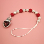 1-osaline imikute luti klambrikett, uus savist kristallist kukkumisvastane kett poisikese t&uuml;druku s&uuml;dame-nibuklambri kett beebiasjadele