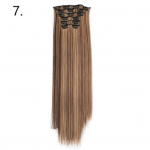 Parukaklamber kuumakindel sileda pinnaga ultraparukas temperatuurikindlate kiudude jaoks, pikad k&otilde;rged klambrid, sirged naissoost 2