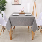 Kodu Dekoratiivne laudlina Ristk&uuml;likukujulised laudlinad S&ouml;&ouml;gilaua kate &Uuml;hev&auml;rviline puuvillane linane laudlina s&ouml;&ouml;gilaua kate 120x160cm helehall v&auml;rv