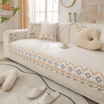 Paks tepitud puuvillane diivani kate, s&uuml;da Jacquard diivanipadi, matt, elutoa libisemisvastane Four Seasons diivanir&auml;tik 1pc 45x45 pillowcase