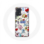 &Uuml;mbris Samsung Galaxy A32 5G BTS Bangtan Sonyeondan BT21 Van Tata Chimmy Cooky Rj Koya Mang And Shooky jaoks