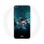 Huawei P8 Lite 2017 Demon Slayer Manga Tanjiro ja Nezuko &uuml;mbris