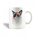 Keraamiline kruus Grumpy Cat Art David Bowie kunstitr&uuml;kk