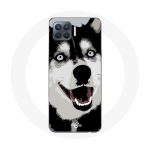 &Uuml;mbris Oppo A93 Siberian Husky Blue Eyes jaoks