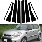 Auto samba postid Vormkatte kaunistus Kia Soul 2010 2011 2012 2013 akna trimmi BC veeru kleebised