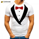 V&otilde;lts&uuml;likond 3D prinditud T-s&auml;rk Smoking Retro lipsu &uuml;likonna mustriga Moesuund Naljakas T-s&auml;rk Meeste isikup&auml;rastatud vabaaja T-s&auml;rk M