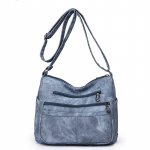 Retro Crossbody kott naistele, mitme taskuga &otilde;lakott, pehmest PU-nahast k&auml;ekott, k&auml;ekott must