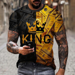 3D kamuflaažiga T-s&auml;rk Meeste riided &Otilde;ues Mood vabaaja O kaelus L&uuml;hikeste varrukatega Suvine T&auml;nava Suur Meeste Sport S&otilde;jav&auml;e T-s&auml;rgid XXXL