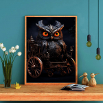 DIY teemantmaaling &ouml;&ouml;kull ratastoolis ristpistes komplekt Mosaiikkunst Teemantmaal T&auml;isringi/ruudukujuline teemant Kodukaunistus Round 20x30cm