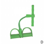 Pingutusk&ouml;is 4 toruga t&otilde;mmitsa pedaaliga pahkluu k&otilde;hulihaste trenaž&ouml;&ouml;r Fitness elastne istumine ja t&otilde;mbek&ouml;is Kodune sporditreeningu varustus China roheline