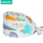 Naine, mees Kirurgiline m&uuml;ts Meditsiiniline t&ouml;&ouml;m&uuml;ts Loomade tr&uuml;kitud hambaravi ilusalong Koka m&uuml;tsid 100% puuvillane &otilde;de arst haigla koorimism&uuml;tsid One Size