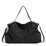 Juhuslik pehmest PU-nahast &otilde;lakott, klassikaline retrohobo kott, vintage Crossbody kott naistele must