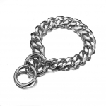 19mm roostevabast terasest lemmikloomakett titaanterasest kuue k&uuml;ljega lihvitav koera kaelarihm Pit Bull Bully pitbull doberman 14 inch h&otilde;be
