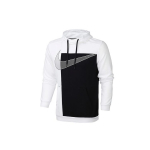 Nike Suure Logoga V&auml;rviplokkide Pullover-kapuutsiga Meeste Topp Valge CJ6684-100 L