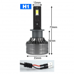 2tk 40000LM 150W H1 H4 H7 LED Canbus H8 H11 9005 HB3 9006 HB4 9012 Hir2 Turbo Led esitule pirnid 6000K valge Auto Lamp Double vasktoru esilatern H1