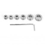 6 tk 3-10 mm roostevabast terasest puuri s&uuml;gavuse piirdetera krae komplekt puurimispiir
