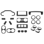 ABS Auto Roolikeskkonsooli Dekoratiivkate Tassihoidja Kleebised Jeep Wrangler JK 2007-2010 jaoks Auto Siseosade Lisatarvikud gray