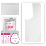 apgo Protective Skin Sticker for the back compatible with Tecno Pova 4, Wrap Film, Foil, Vinyl - Pattern Matte Transparent