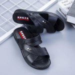 Meeste paksu tallaga libisemiskindlad kulumiskindlad sandaalid Meeste sandaalid ja sussid Meeste kingad Rannajalatsid Meeste vabaaja sandaalid 44 must