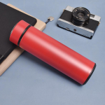 304 roostevabast terasest topeltvaakumkolb, &uuml;hev&auml;rviline pihusti Ameerika sirge tassiga &auml;rikingituste tass 450ml punane