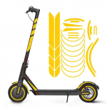 Helkurkleebis Rattakleebised Peegeldav Xiaomi M365 Pro Mi3 elektrilise t&otilde;ukeratta rehvi aplikatsiooniga teip Ohutuskleebise tarvik