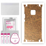 apgo Kaitsev nahakleebis tagak&uuml;ljele ja k&uuml;lgedele, mis &uuml;hildub Huawei Mate 20 Pro-ga, t&auml;iskile, foolium, vin&uuml;&uuml;l &ndash; mustriga roostes vask