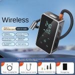 T&auml;iendatud traadita &otilde;hupump 150psi Smart Touch kaasaskantav elektriline rehvipumba auto jalgratta mootorratta mini universaalne suure v&otilde;imsusega &otilde;hukompressor Wireless Style must