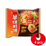 Nongshim Budae/Armee Jjigae/Hautise nuudlid 127g (2 Valikud) 4PCS red