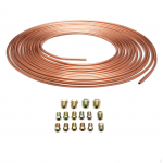 25 jalaga galvaniseeritud vasest piduritoru torude asendusm&auml;his 3/16 OD painduv