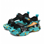 Laste suvised poiste sandaalid v&auml;litingimustes kasutatavad rannasandaalid 5&ndash;16-aastastele t&uuml;drukutele libisemiskindlad hingavad jalasandaalid 28