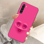 3D Funny Face telefoni&uuml;mbris Xiaomi Redmi Note 11 10 9T 8 7 Pro Redmi 10 9 9A 9C 8 7 6 pehme musta telefoni kate jaoks Redmi Note11-11S 4G