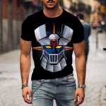 Uus Mazinger ZT S&auml;rk Anime Robot 3D Prinditud Mehed Naine L&uuml;hikeste varrukatega T-s&auml;rgid Mood T&auml;navar&otilde;ivad Harajuku Lapsed Topid T-s&auml;rgid Riided L