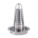 &Otilde;llepurgikana r&ouml;stimisraam maitseainete konteineriga, roostevabast terasest linnur&ouml;ster grillimiseks