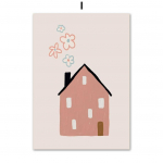 Kawaii Goose Leopard Bear Cherry Butterfly Seinakunst L&otilde;uendimaal P&otilde;hjamaade Plakatid ja Prindid Seinapildid Beebi-lastetoa sisustus 21x30cm No Framed