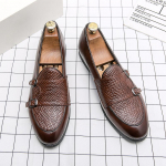 Meeste kingad Klassikalised Brogue Meeste vabaaja nahast kingad Slip On Loafers Meeste suur suurus 48 Meeste kleit kingad Briti stiilis 38 must