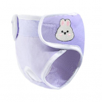 Lemmiklooma menstruatsioonip&uuml;ksid Emane koer f&uuml;sioloogilised l&uuml;hikesed p&uuml;ksid hingavad puuvillased lemmikloomade sanitaarp&uuml;ksid Multifilmi mustriga koera aluspesu M lilla