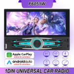6,86'' autoraadio 1-dine universaalne multimeedia Carplay juhtmevaba videom&auml;ngija puuteekraan Autoraadio RDS FM AUX sisend USB stereo MP5