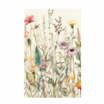 Akvarell Metslillede lilleplakat V&auml;rvikad lilleprindid Boho kunstil&otilde;uendimaal Minimalistlik kaasaegne seinapilt Magamistoa sisustus 50x75cm