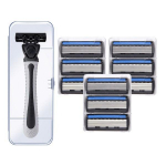 Living Manrep 6 teraga raseerija + žiletitera 3 komplekti raseerimiskarvade eemaldamiseks, Korea habemenuga